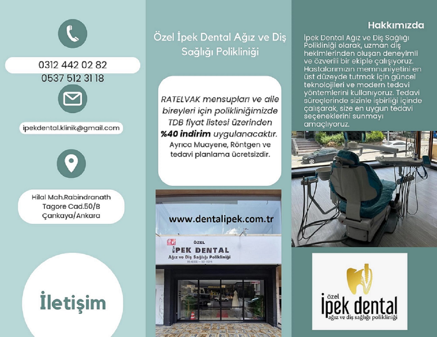 Özel İpek Dental Ağız ve Diş Sağlığı Polikliniği 